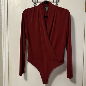 Banana Republic Wrap Top Body Suit Sz M